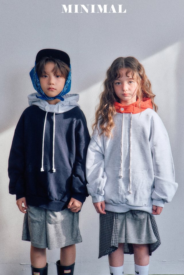 Minimal - Korean Children Fashion - #discoveringself - Bijo Raglan Hooded Sweatshirts - 4