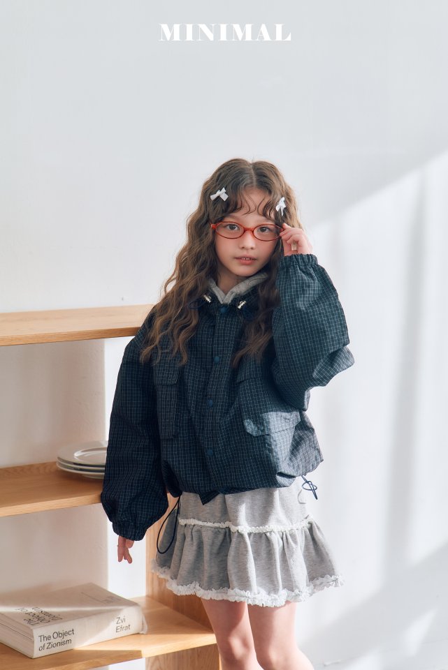 Minimal - Korean Children Fashion - #kidsshorts - Check Wind Jumper - 7