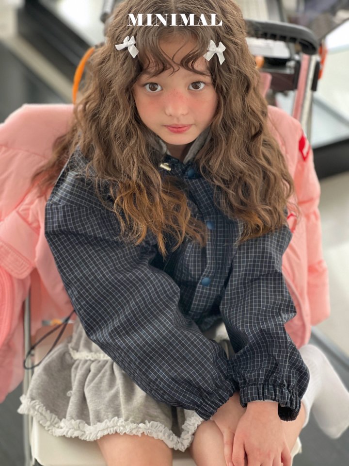 Minimal - Korean Children Fashion - #kidsstore - Check Wind Jumper - 8