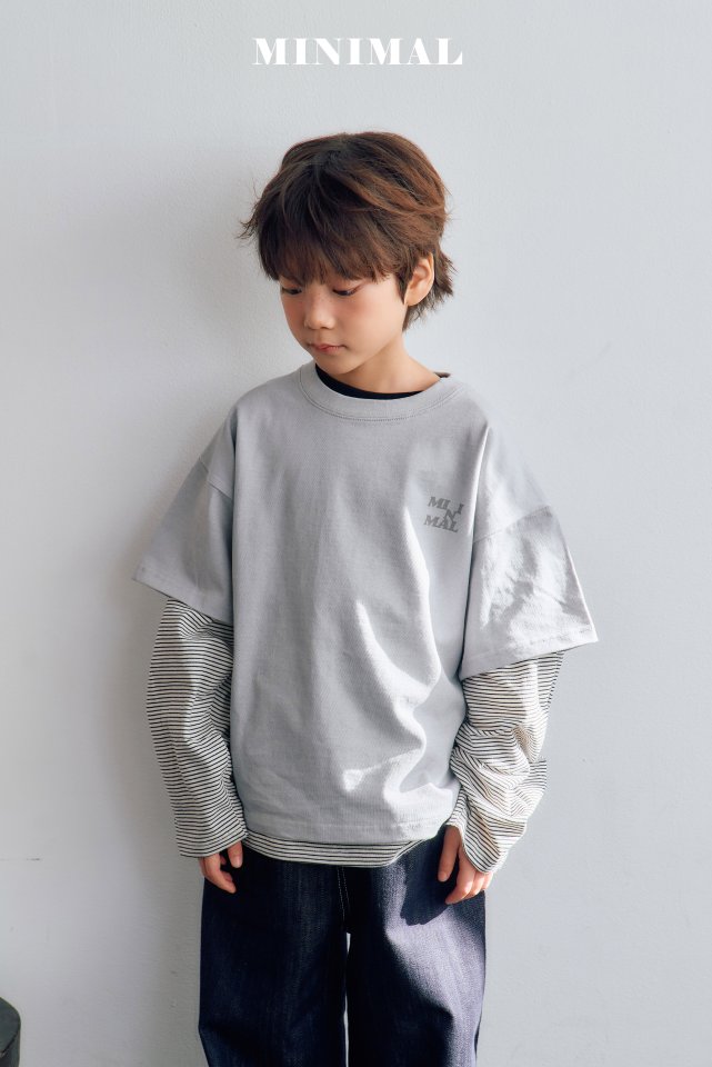 Minimal - Korean Children Fashion - #kidsstore - Pigment Logo Tee - 3