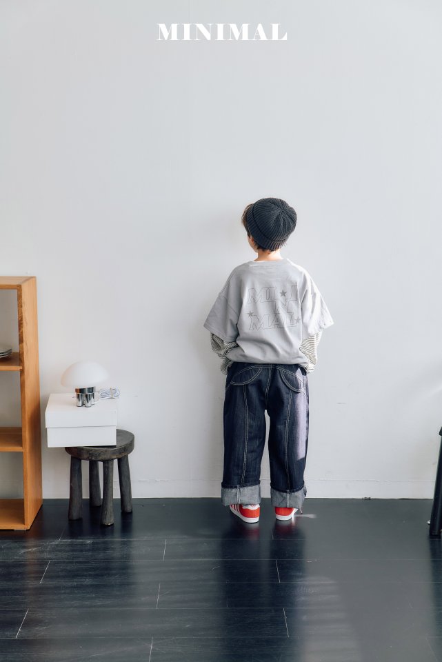 Minimal - Korean Children Fashion - #kidsstore - Pigment Logo Tee - 4