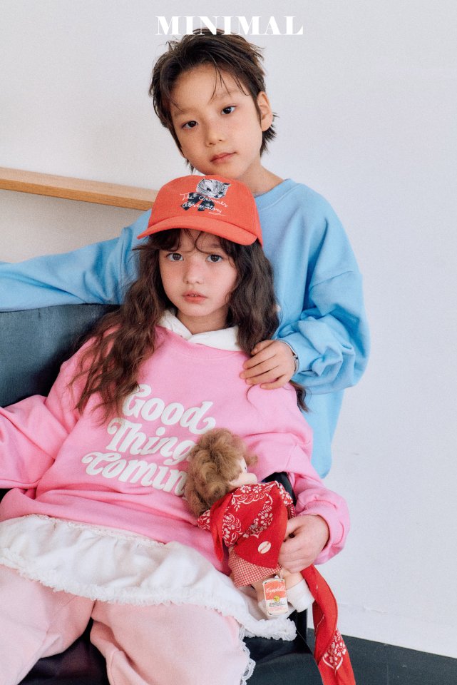Minimal - Korean Children Fashion - #littlefashionista - Embossed Pastel Sweatshirts - 12