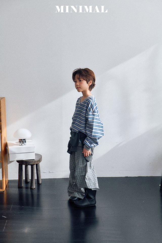 Minimal - Korean Children Fashion - #littlefashionista - Bucket Check Pants - 7