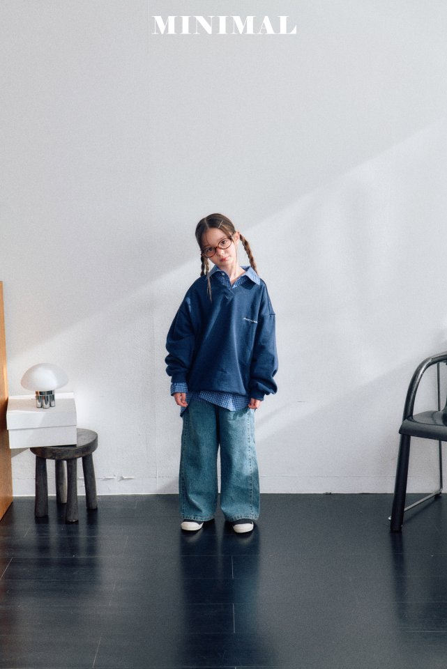 Minimal - Korean Children Fashion - #magicofchildhood - Volume Denim Pants - 3