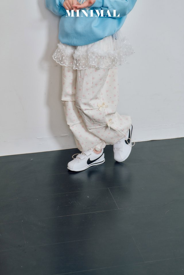 Minimal - Korean Children Fashion - #magicofchildhood - Pin-tuck Flower Pants - 3
