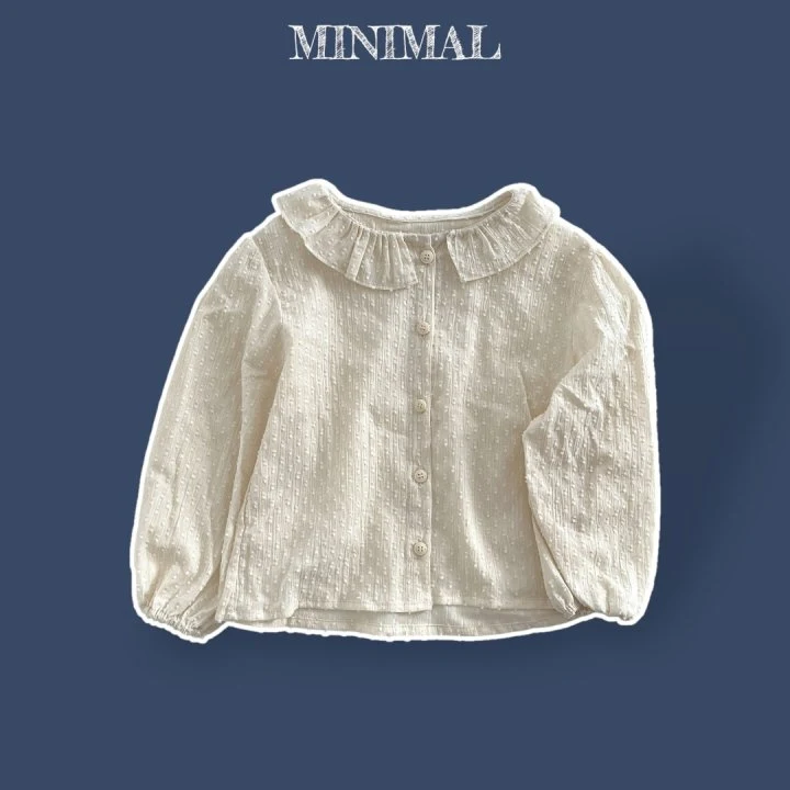 Minimal - Korean Children Fashion - #prettylittlegirls - More Frill Blouse