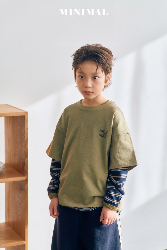 Minimal - Korean Children Fashion - #prettylittlegirls - Pigment Logo Tee - 9