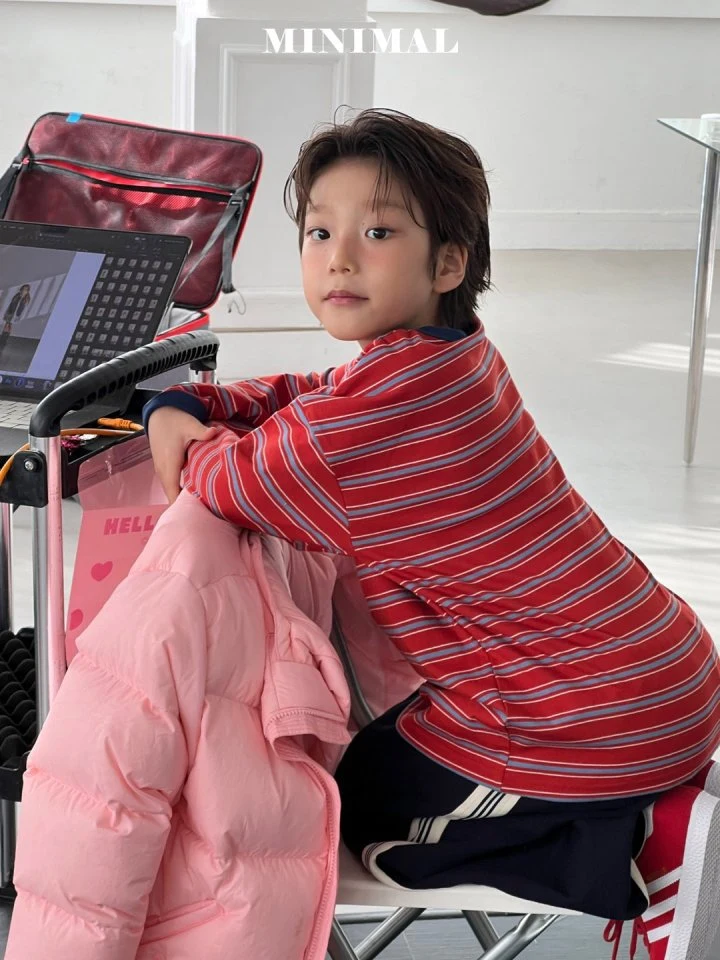 Minimal - Korean Children Fashion - #prettylittlegirls - Urban Stripe Tee - 3