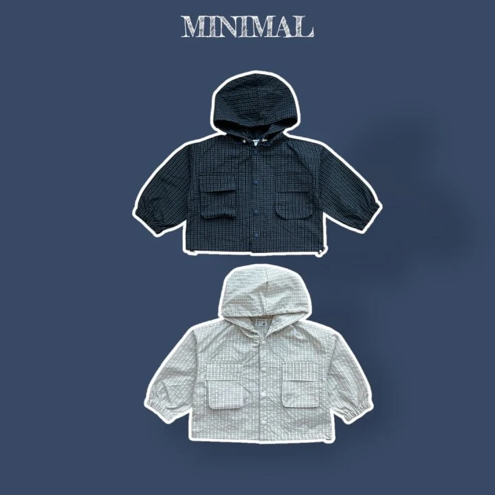 Minimal - Korean Children Fashion - #stylishchildhood - Check Wind Jumper