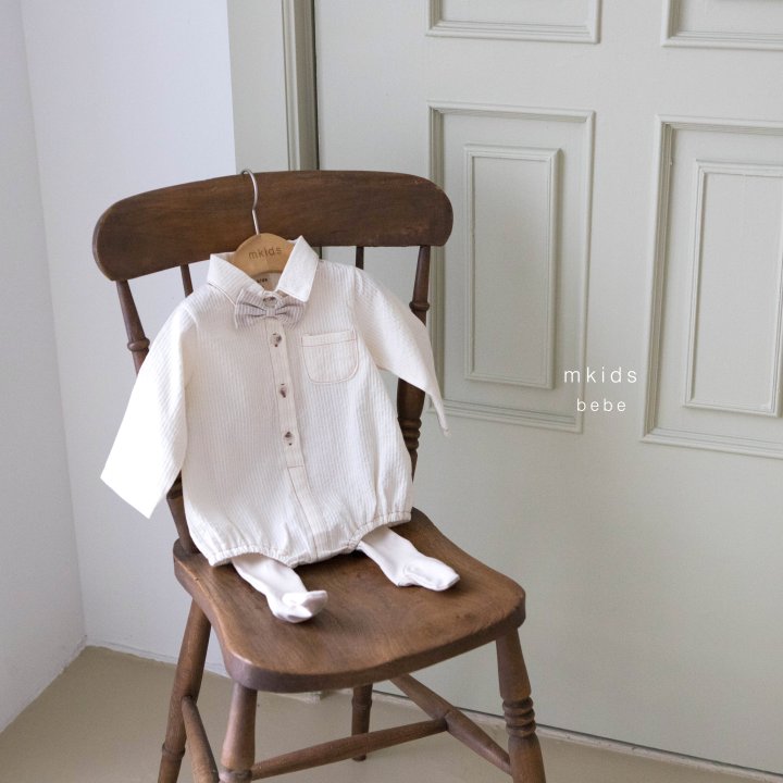 Mkids - Korean Baby Fashion - #babyboutique - Spring Tie Suit - 9