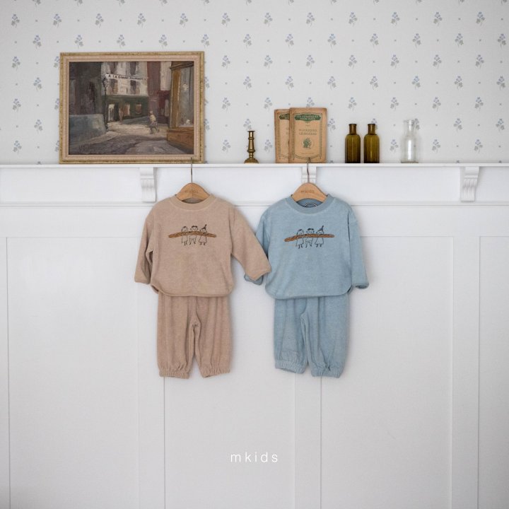 Mkids - Korean Baby Fashion - #babyboutiqueclothing - Terry Set