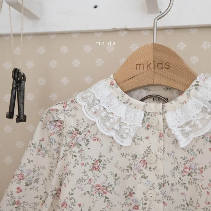Mkids - Korean Baby Fashion - #babygirlfashion - Rose One-piece - 2