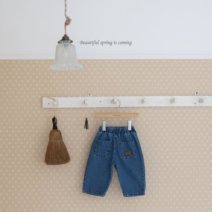 Mkids - Korean Baby Fashion - #babyootd - Point Jeans