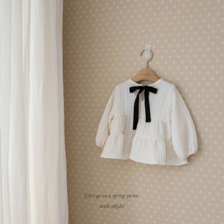 Mkids - Korean Baby Fashion - #babyoutfit - Ella Cancan Blouse - 5