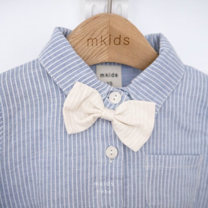 Mkids - Korean Baby Fashion - #babyoutfit - Spring Tie Suit - 3
