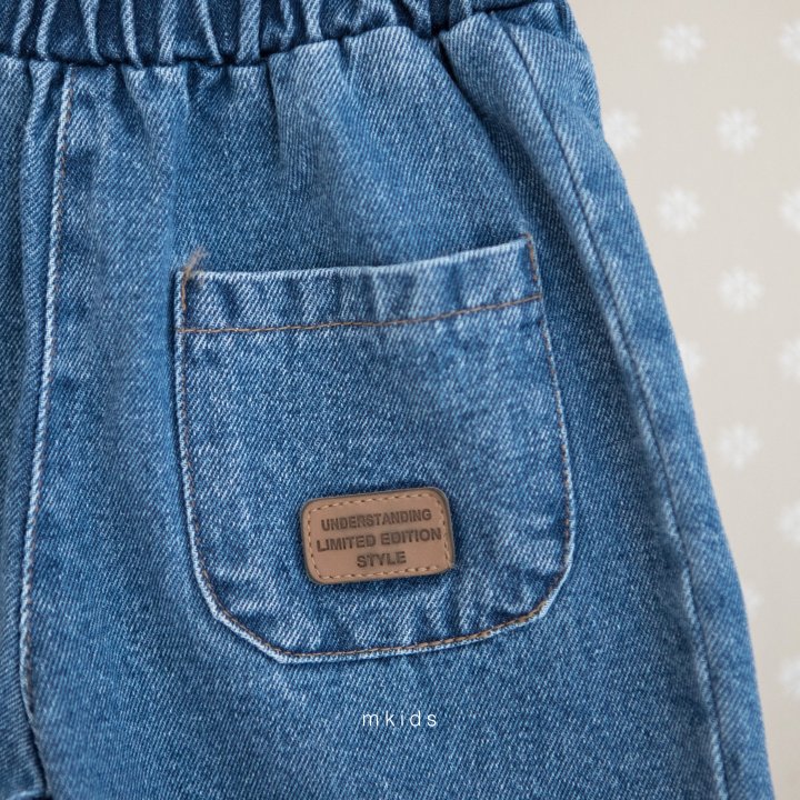 Mkids - Korean Baby Fashion - #babyoutfit - Point Jeans - 4