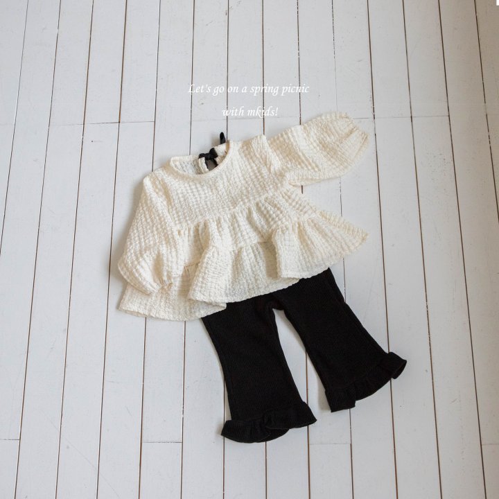 Mkids - Korean Baby Fashion - #onlinebabyboutique - Ella Cancan Blouse - 7