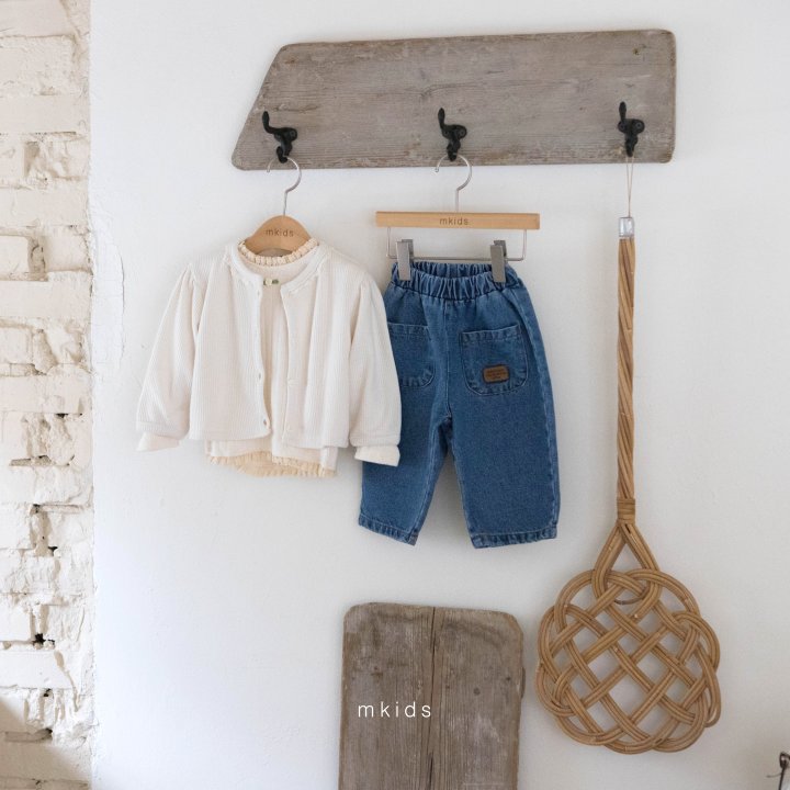 Mkids - Korean Baby Fashion - #onlinebabyshop - Point Jeans - 6