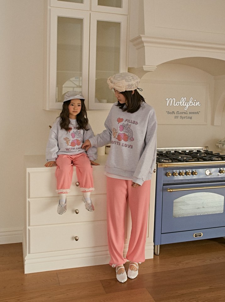 Mollybin - Korean Children Fashion - #Kfashion4kids - Love Sweatshirts - 6