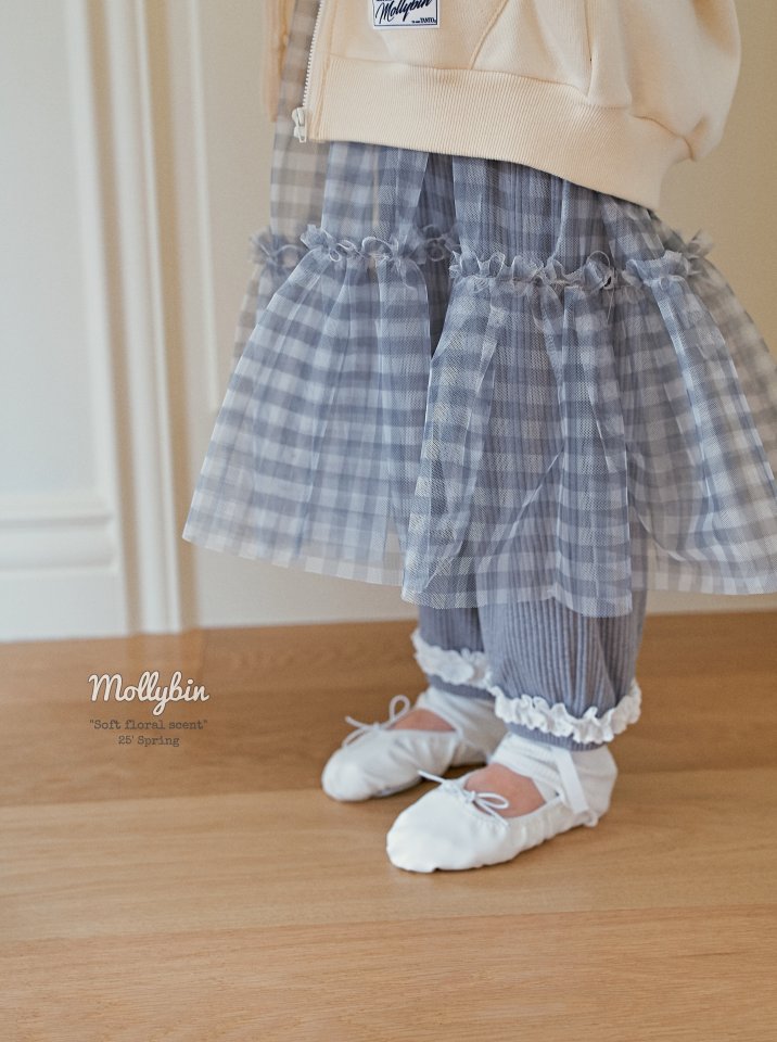 Mollybin - Korean Children Fashion - #childofig - Check Tutu One-piece - 12