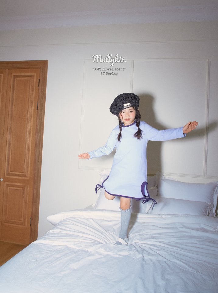 Mollybin - Korean Children Fashion - #childofig - Heart Punching One-piece - 11