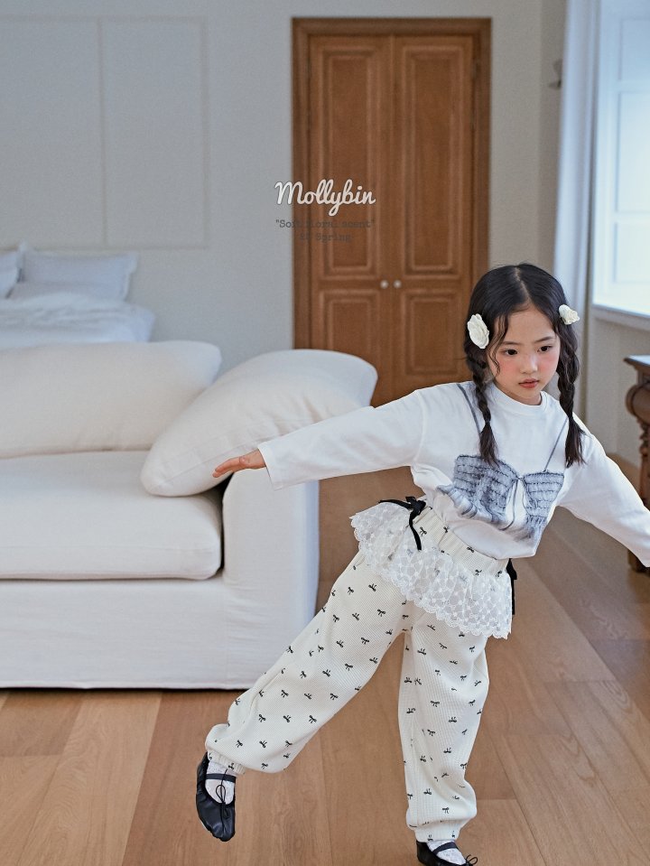 Mollybin - Korean Children Fashion - #childofig - Ribbon Tutu Pants - 4