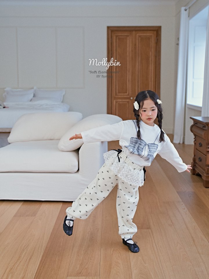 Mollybin - Korean Children Fashion - #childrensboutique - Ribbon Tutu Pants - 5