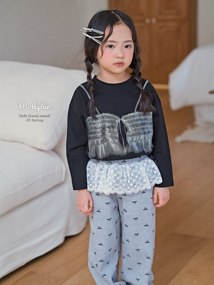 Mollybin - Korean Children Fashion - #childofig - Bustier Tee - 4