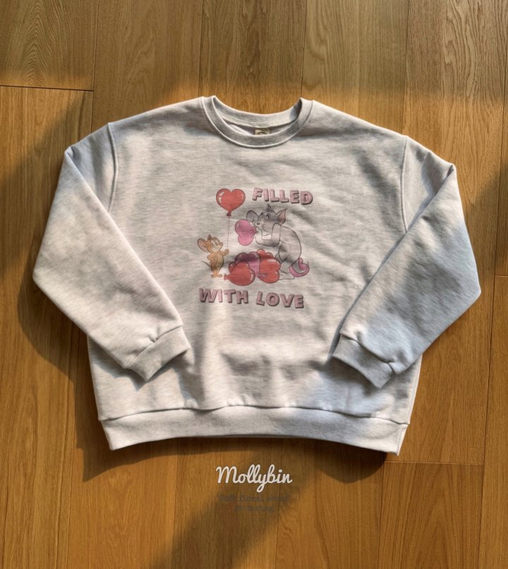 Mollybin - Korean Children Fashion - #discoveringself - Love Sweatshirts