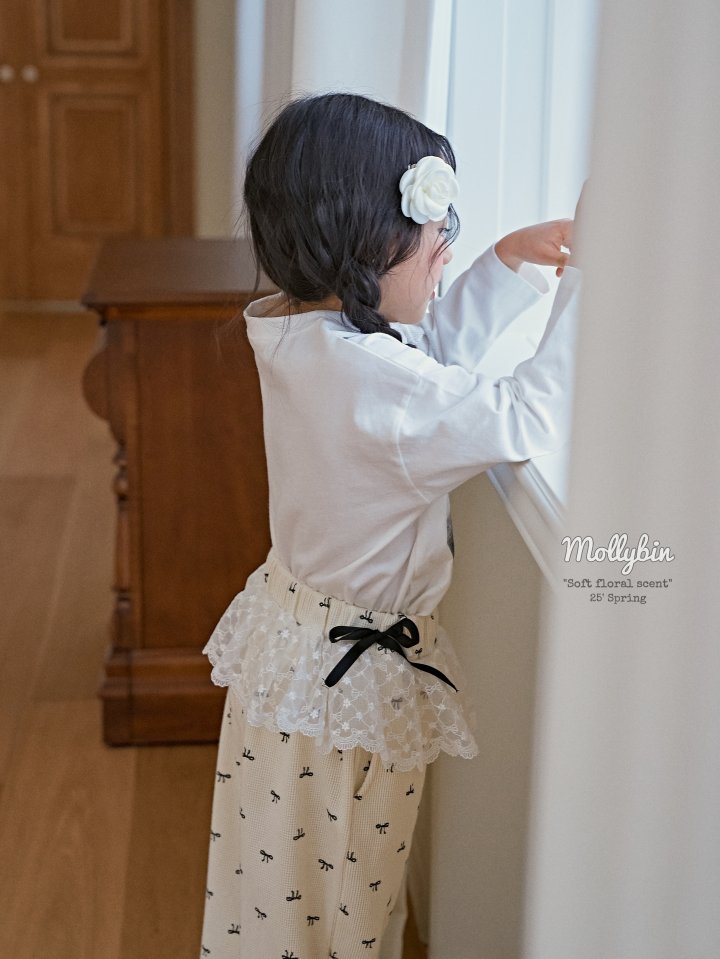 Mollybin - Korean Children Fashion - #fashionkids - Ribbon Tutu Pants - 8