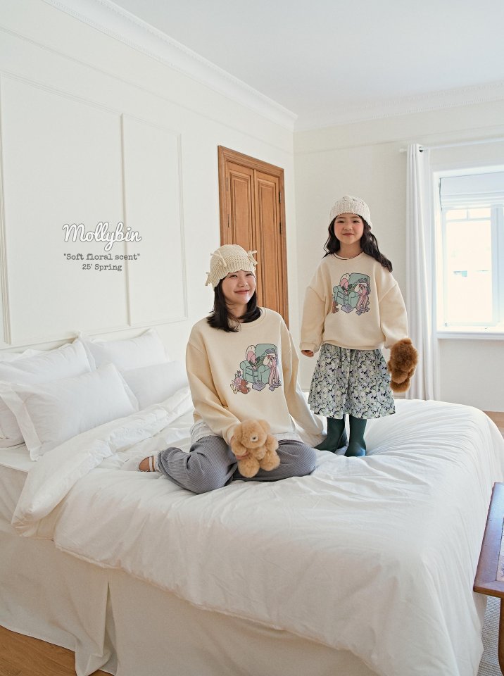 Mollybin - Korean Children Fashion - #kidsshorts - Bunny Sweatshirts - 6