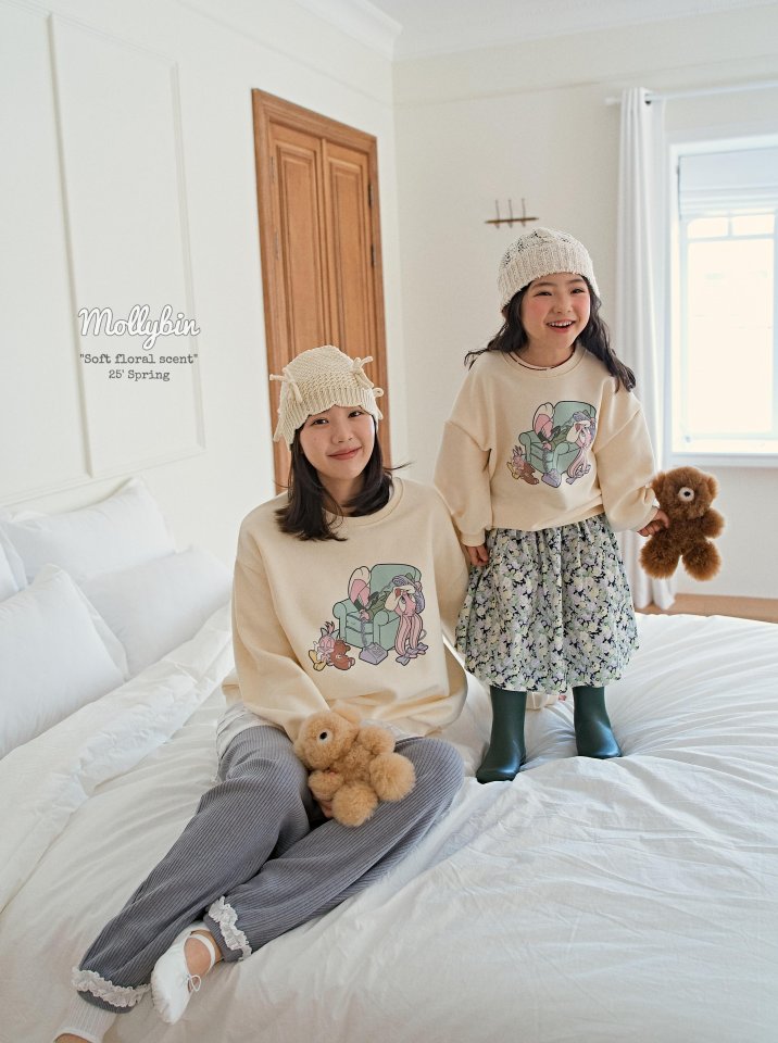 Mollybin - Korean Children Fashion - #kidsstore - Bunny Sweatshirts - 7