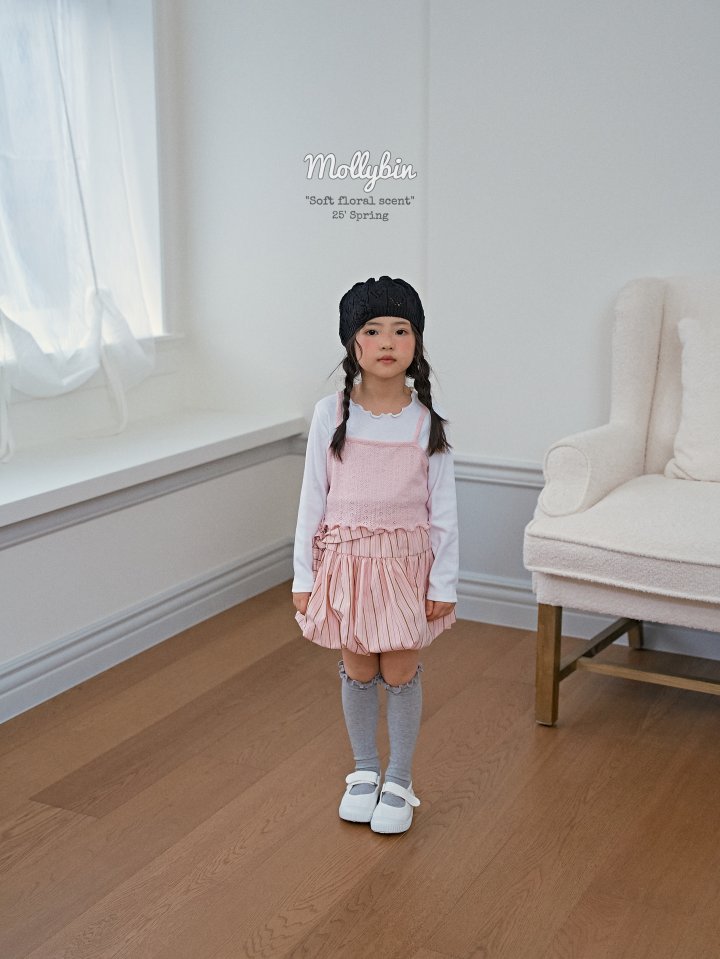Mollybin - Korean Children Fashion - #kidsstore - Ribbon Pumpkin Skirt - 3