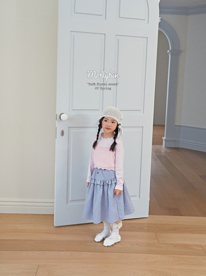 Mollybin - Korean Children Fashion - #kidsstore - Picnic Skirt - 11