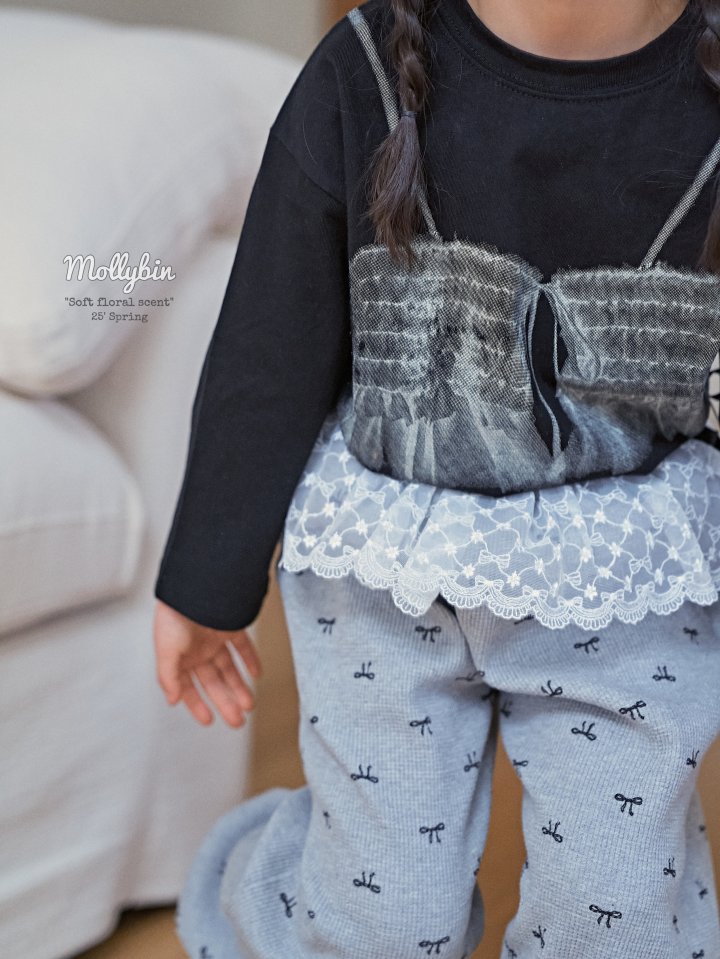 Mollybin - Korean Children Fashion - #kidzfashiontrend - Ribbon Tutu Pants - 11