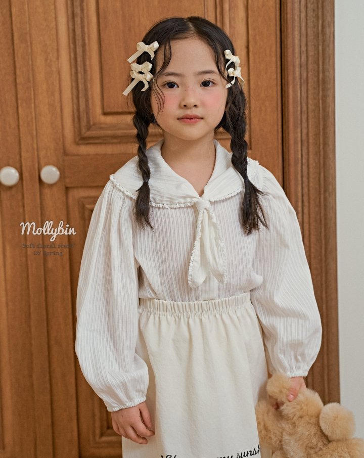 Mollybin - Korean Children Fashion - #kidzfashiontrend - Sailor Soft Blouse