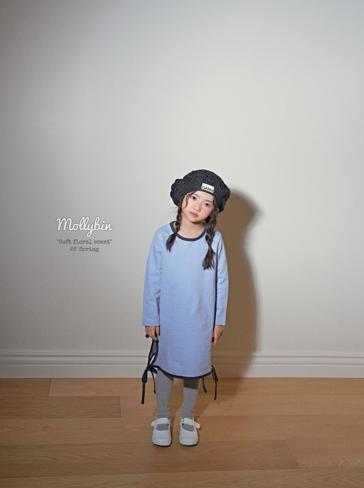 Mollybin - Korean Children Fashion - #littlefashionista - Heart Punching One-piece - 7