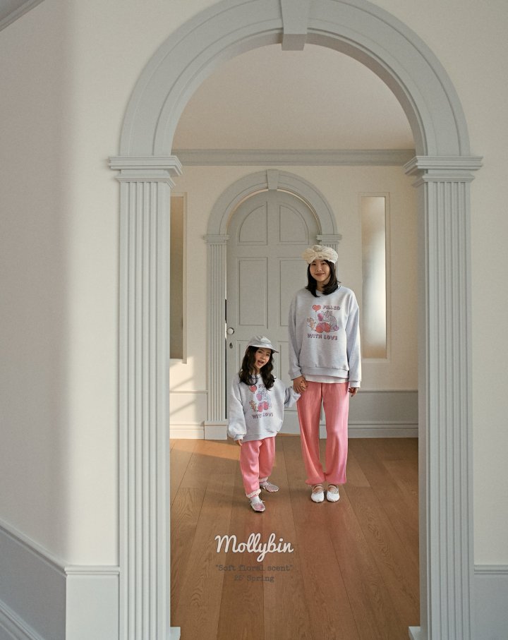 Mollybin - Korean Children Fashion - #littlefashionista - Love Sweatshirts - 7