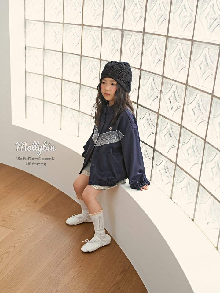 Mollybin - Korean Children Fashion - #minifashionista - Satin Lace Jacket - 7