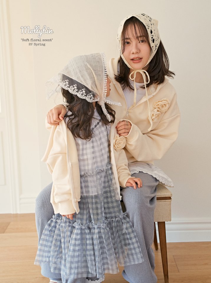 Mollybin - Korean Children Fashion - #prettylittlegirls - Check Tutu One-piece - 11