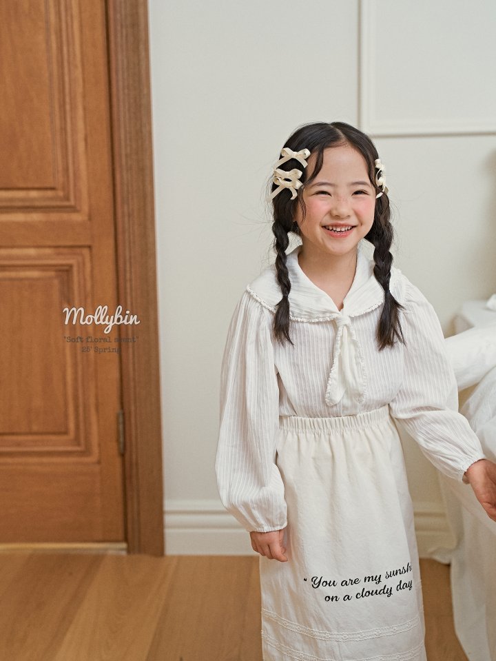 Mollybin - Korean Children Fashion - #prettylittlegirls - Sailor Soft Blouse - 6