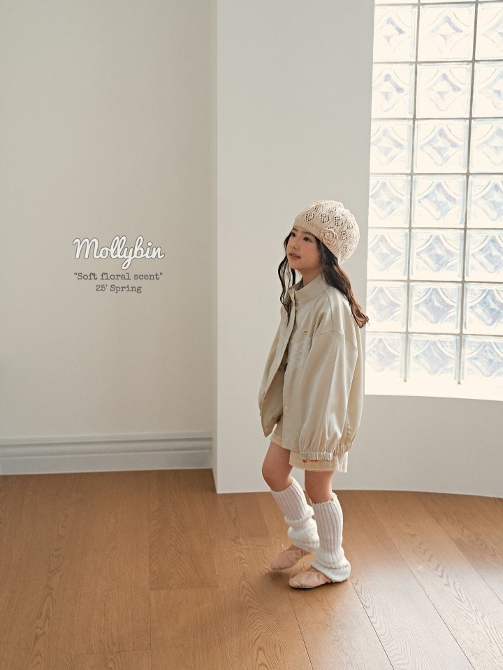 Mollybin - Korean Children Fashion - #todddlerfashion - Satin Lace Jacket - 9
