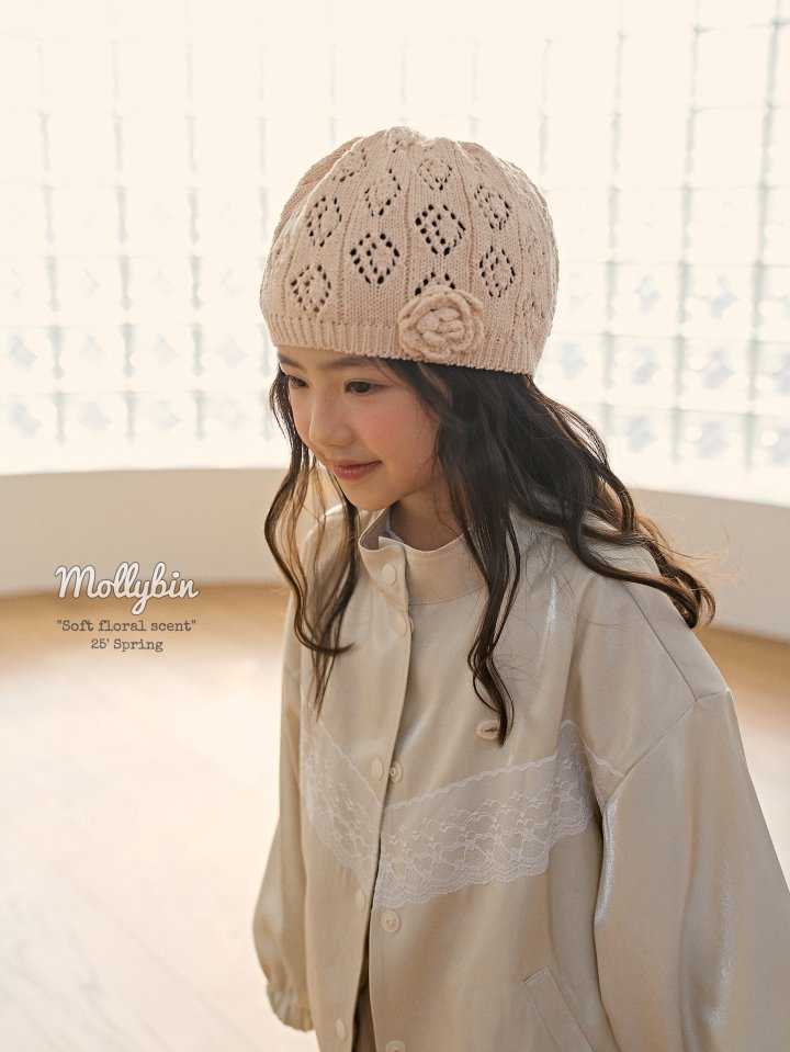 Mollybin - Korean Children Fashion - #toddlerclothing - Satin Lace Jacket - 10