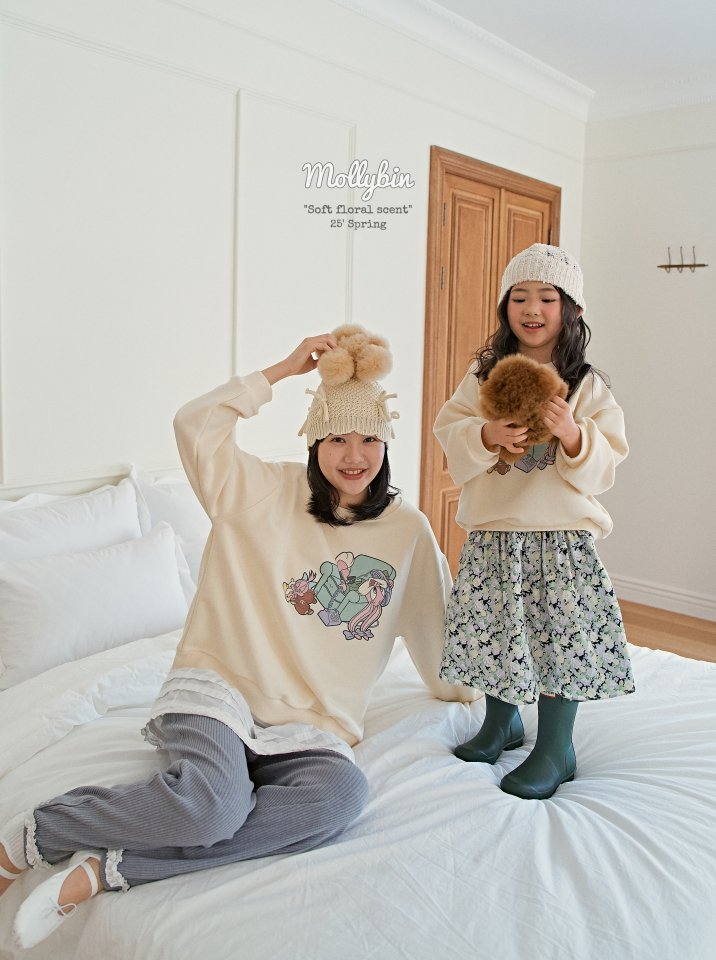 Mollybin - Korean Women Fashion - #momslook - Bunny Sweatshirts MOM - 10