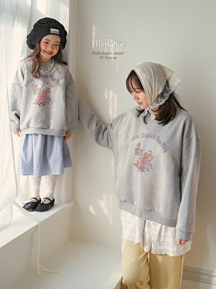 Mollybin - Korean Women Fashion - #womensfashion - Cozy Sweatshirts MOM - 4