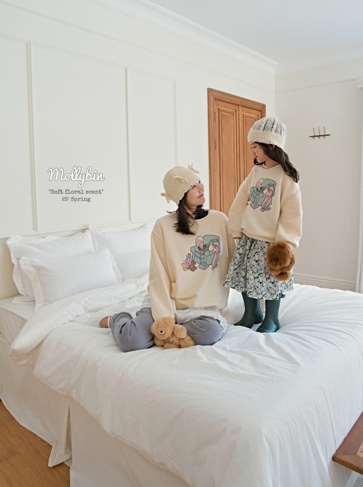 Mollybin - Korean Women Fashion - #womensfashion - Bunny Sweatshirts MOM - 11