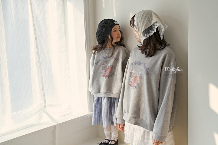 Mollybin - Korean Women Fashion - #womensfashion - Cozy Sweatshirts MOM - 3