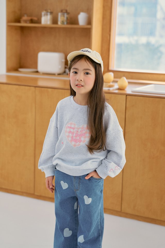 Momo Ann - Korean Children Fashion - #childofig - Heart Sweatshirts - 8