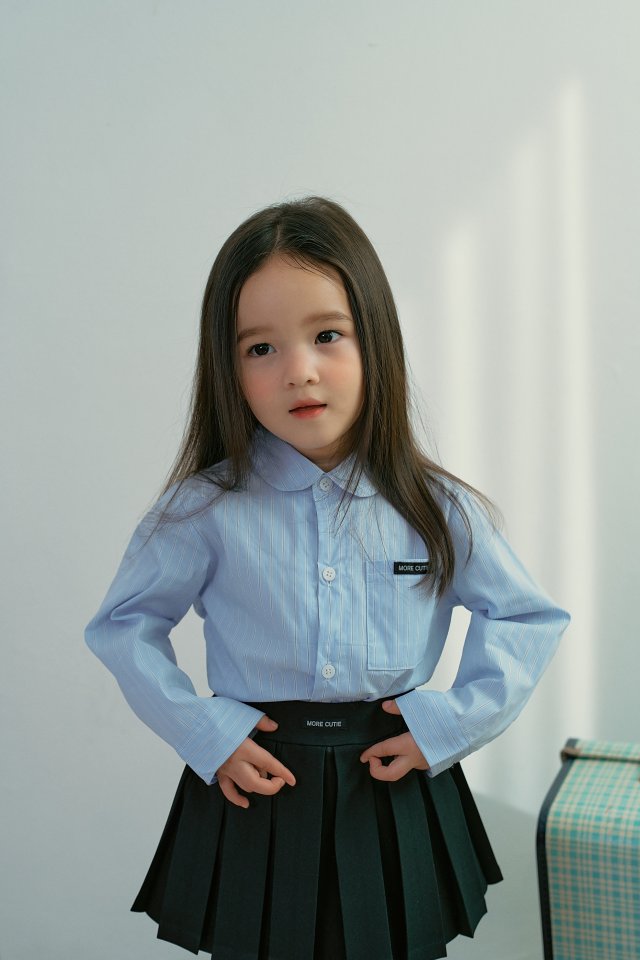 Momo Ann - Korean Children Fashion - #childofig - Rose Pleated Skirt - 5