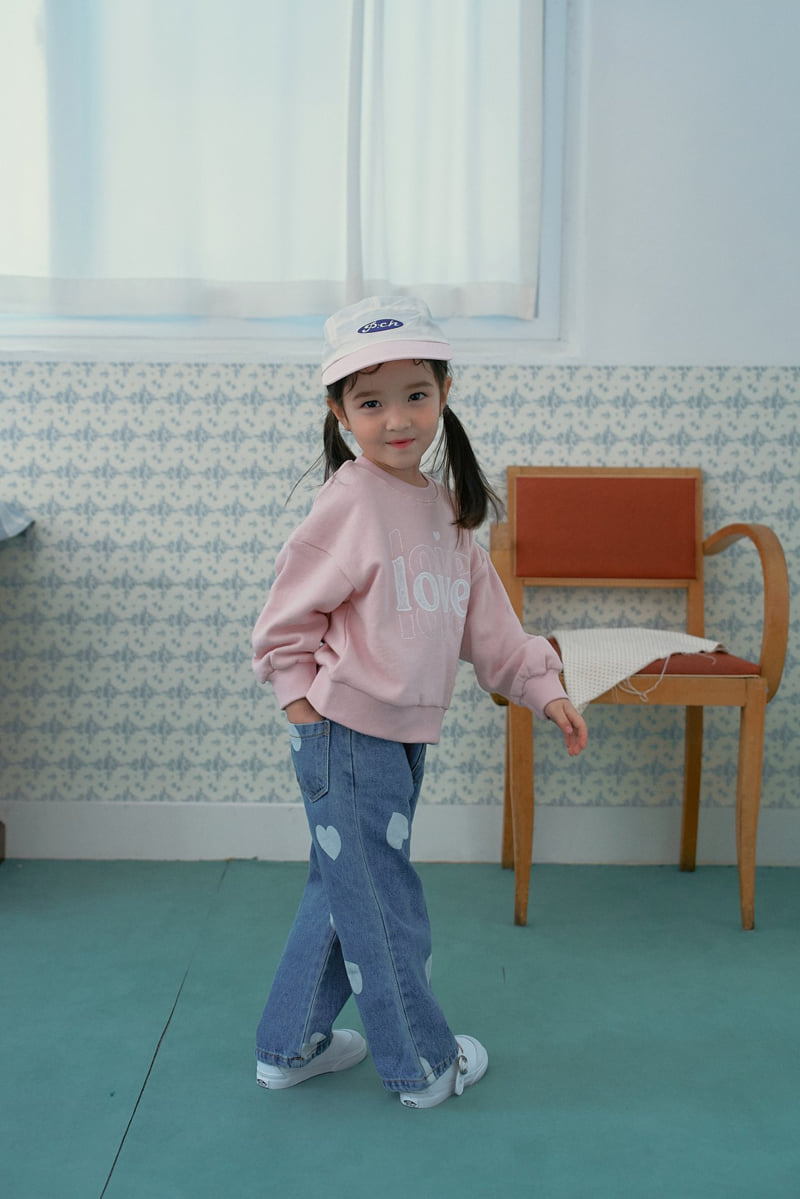 Momo Ann - Korean Children Fashion - #childrensboutique - Heart Jeans - 9